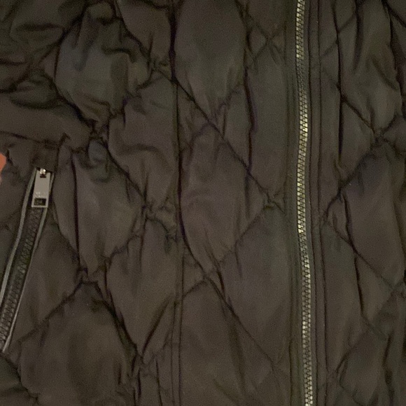 🎉HP🎉Marc NY Performance Quilted Puffer Vest Faux Leather Trim women’s Small - Picture 9 of 14